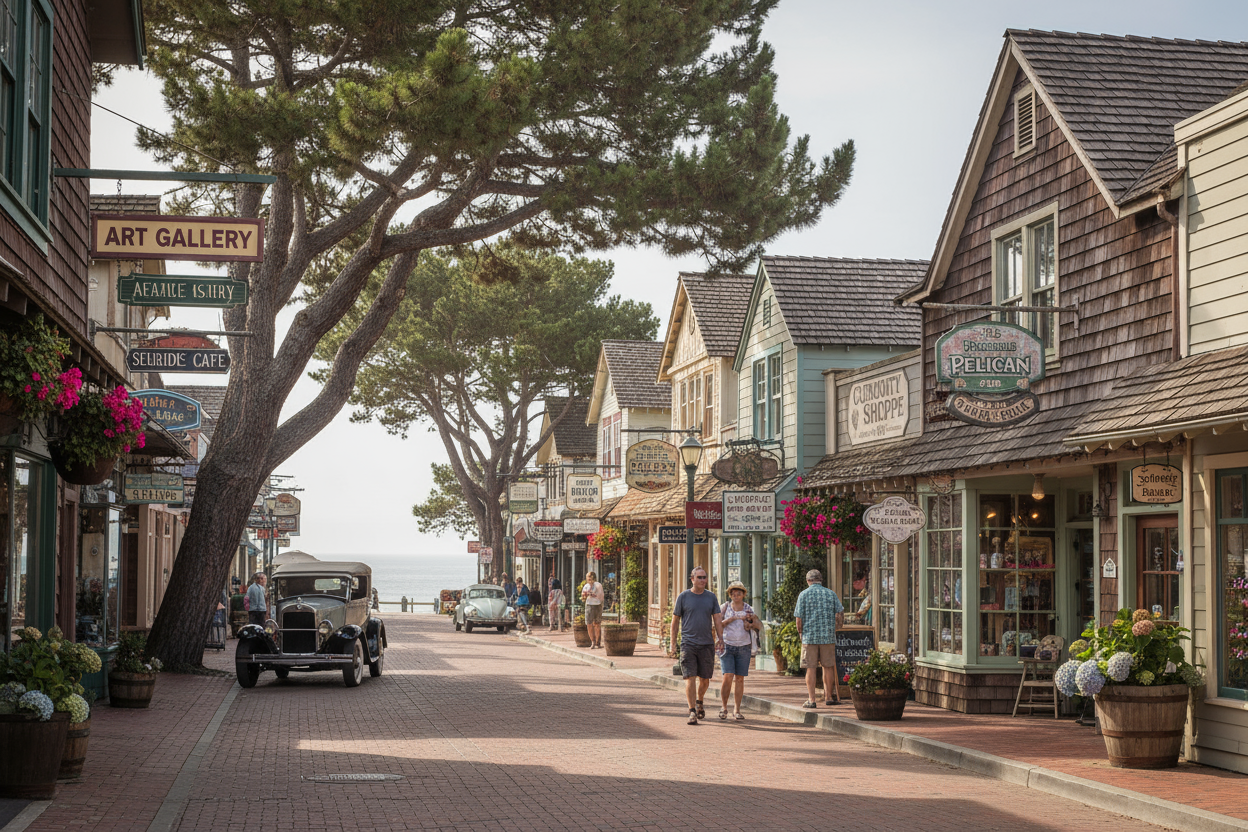 Cambria Ca downtown